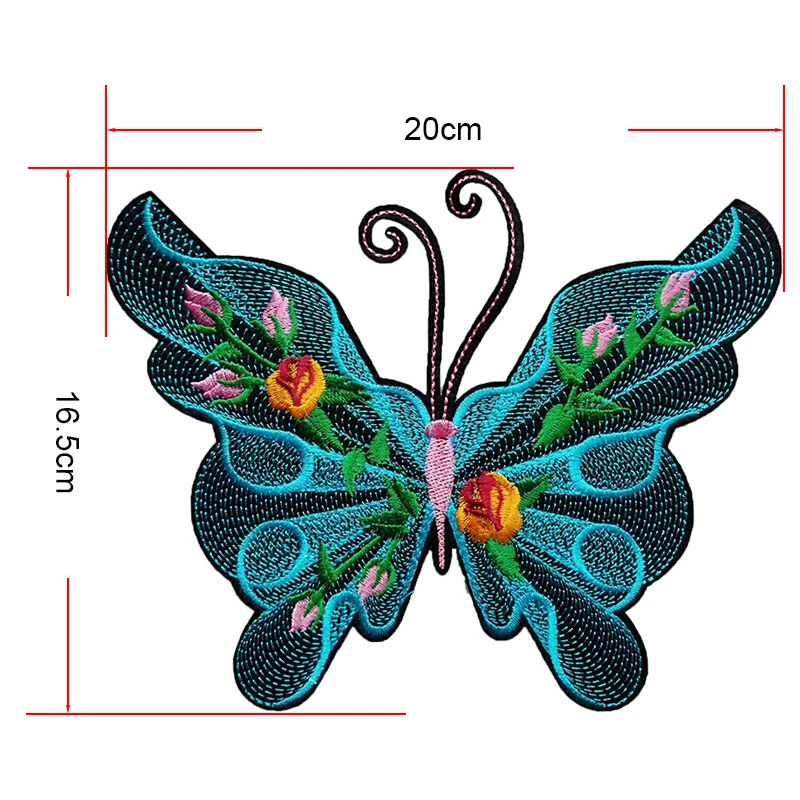 1 шт./6 шт. нашивки ZHUTOUSAN в форме бабочек|applique iron on|iron onapplique |