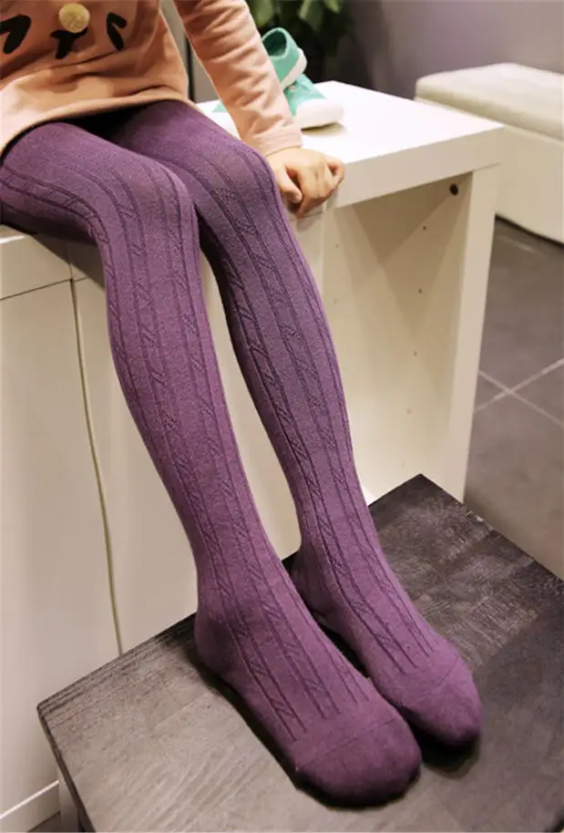 Рождественский подарок колготки для девочек штаны маленьких 2018 и чулки вязаные