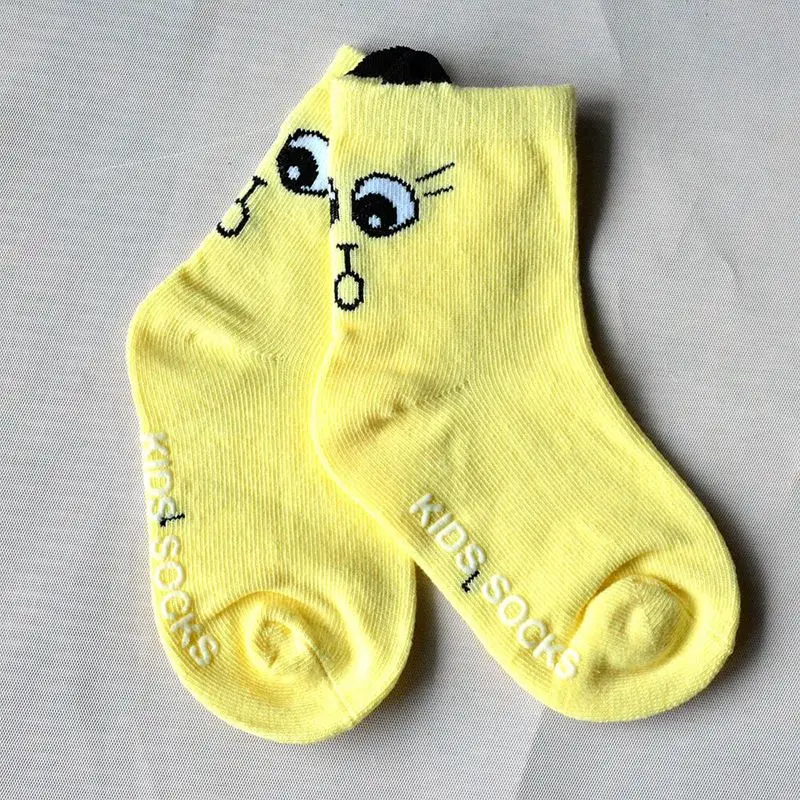 SOCK12 YWHUANSEN/Хлопковые носки для малышей, носки для девочек с героями мультфильмов г. Новые модные носки для мальчиков, одежда детские носки на весну, осень и зиму - Цвет: SOCK12