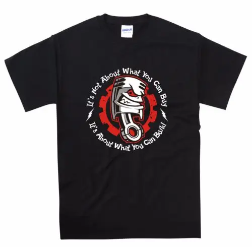 

2019 New Mens T Shirts Classic Car Biker Piston Head Hot Rod Morris Chopper Retro Vintage T Shirt Print Round Neck Man