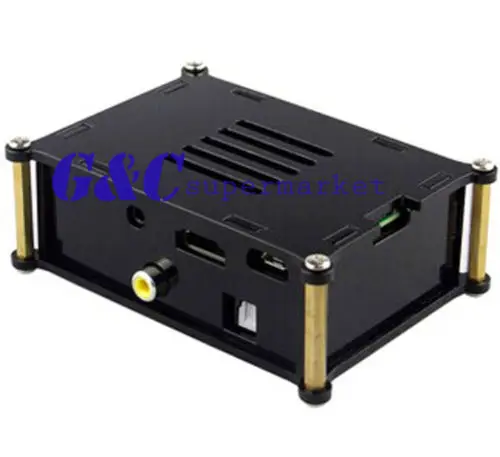 Акриловый чехол для Raspberry Pi 2 model B / + HIFI DiGi цифровая звуковая аудиокарта|acrylic case|case