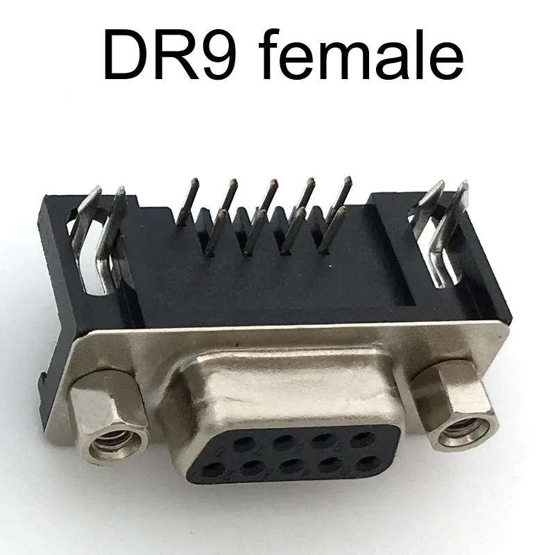 10 шт./лот компьютер DB9 DR9 гнездовой штыревой разъем адаптера типа припоя|female male