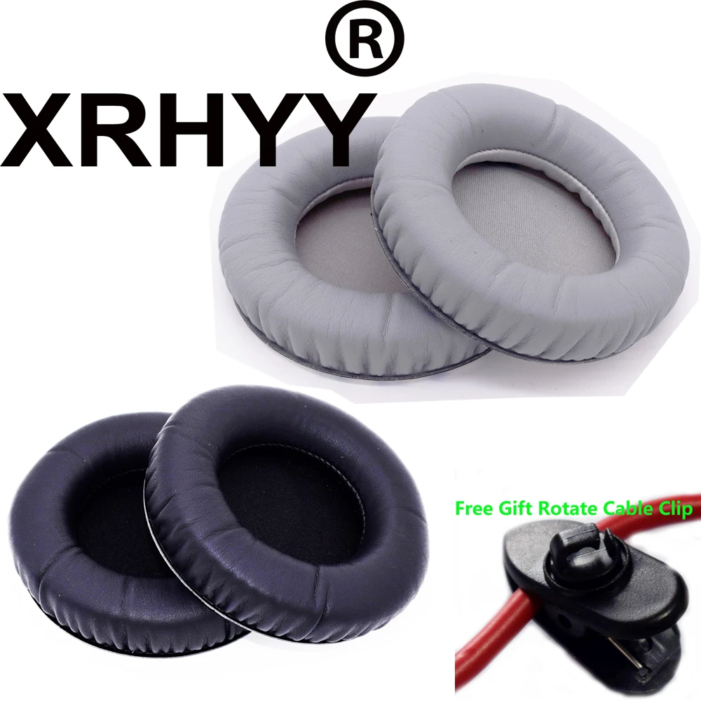 Сменные амбушюры XRHYY для полноразмерных Игровых Наушников SteelSeries Siberia V1 V2 V3 + зажим для кабеля свободное вращение