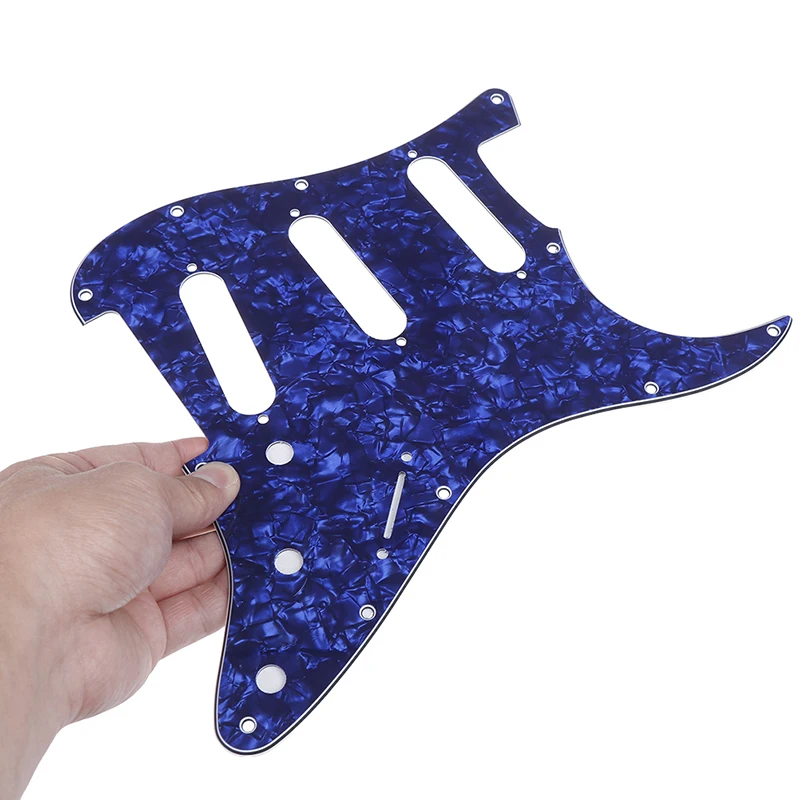 as pic 3 Цвета Новые 3ply защитная пластина Strat для гитары с HH макет Электрогитары Панель Запчасти музыкальный инструмент гитара Запчасти аксессуары - Цвет: as pic