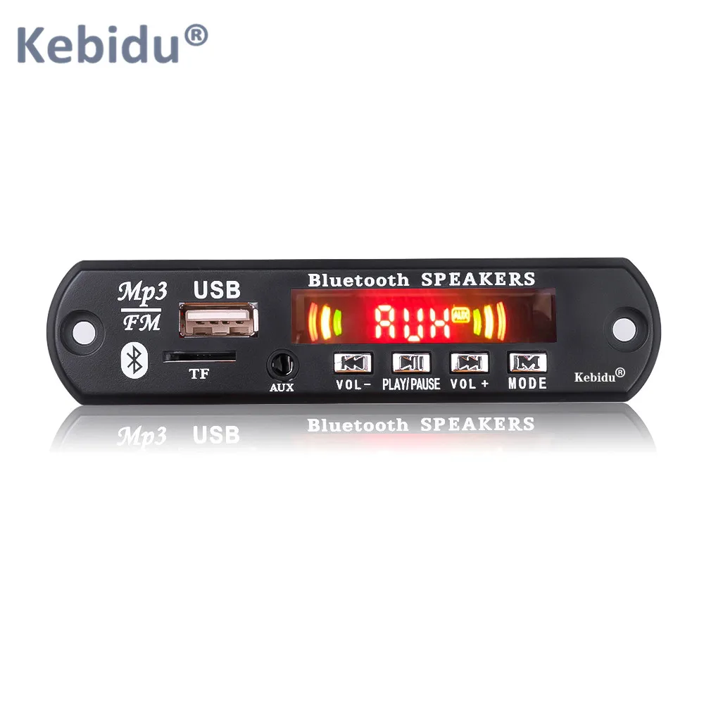 Bluetooth 5,0 MP3 WMA FM AUX декодер плата пластина аудио модуль USB Радио автомобильный MP3 динамик запись цветной экран TF карта Запись