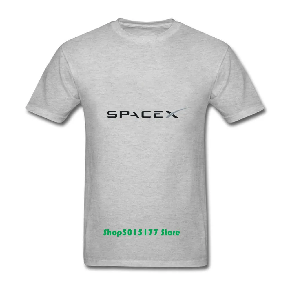 2019 новый дизайн черной футболки с логотипом SpaceX Space X Мужской популярный классный