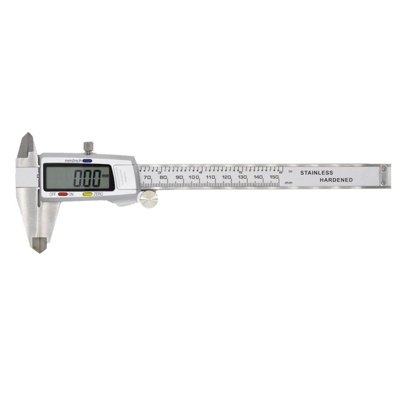 only a caliper 6 дюймов 0-150 мм измерительный инструмент штангенциркуль цифровой штангенциркуль фракция/мм/дюймовая высокая точность из нержавеющей стали lcd штангенциркуль - Цвет: only a caliper