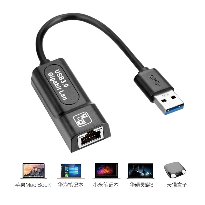 Chielecna USB Ethernet адаптер Сетевая карта LAN Мини Сетевой к RJ45 10/100 Мбит/с ЛВС для Mac |
