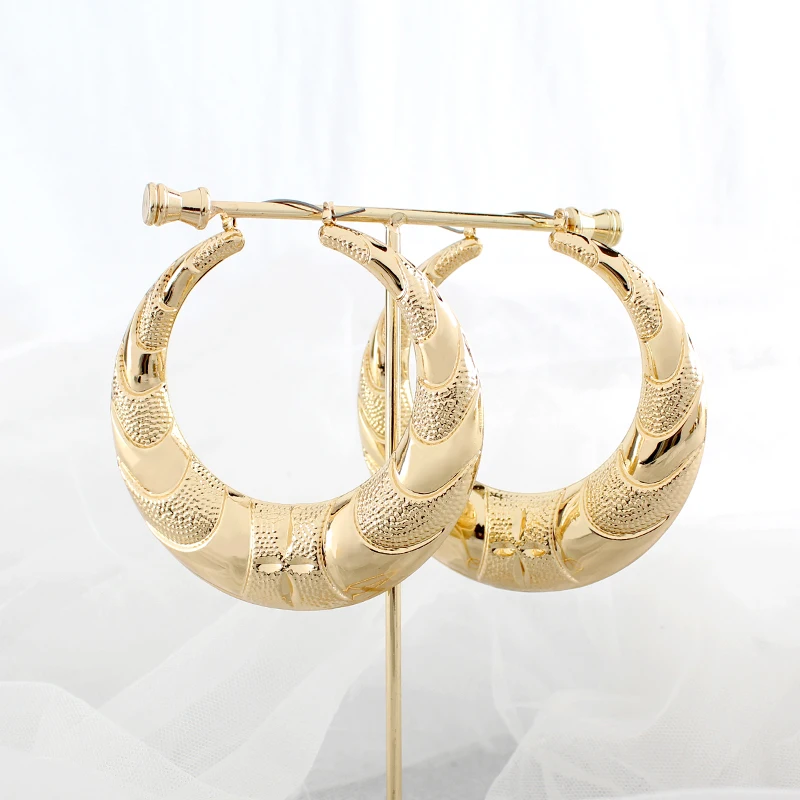 

8cm Big Gold Color Hoop Earrings for Women Fashion Statement Circle Round Hiphop Hoop Earrings Brincos Punk Jewelry Party Gift