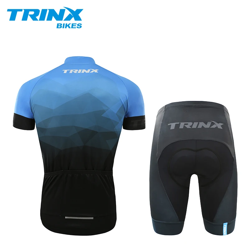 Мужская летняя одежда для велоспорта TRINX дышащая быстросохнущая MTB с коротким