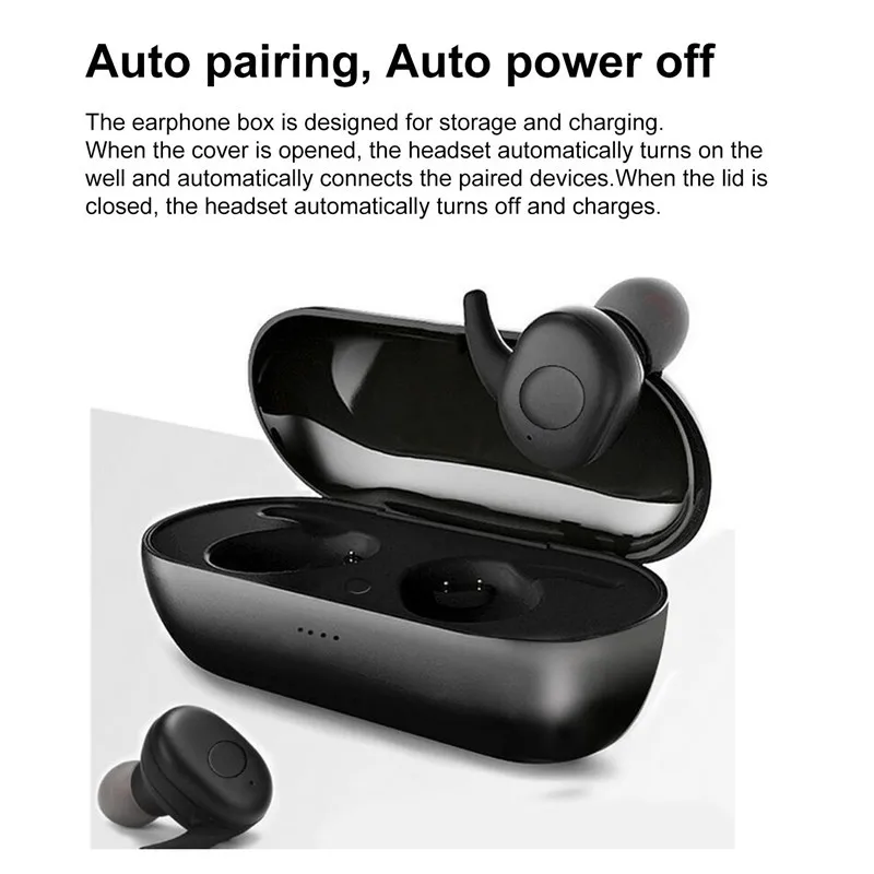 Bluetooth наушники 5 0 мини TWS беспроводные стерео IPX5 водонепроницаемая Спортивная