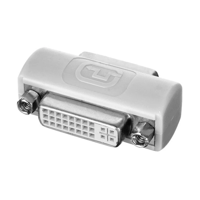 

DVI 24 5 Female to DVI 24 5 Female Video Converter Adapter Coupler 180D Straight