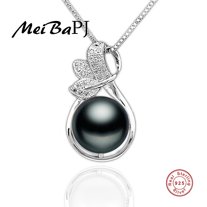 Женский кулон из серебра 925 пробы с натуральным пресноводным жемчугом|pendants for