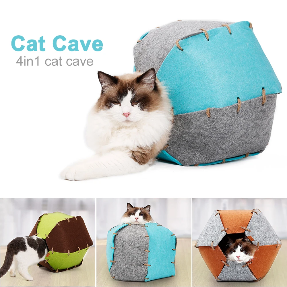 Кошка играющая в спальню питатель для домашних животных 4 1 функциональная