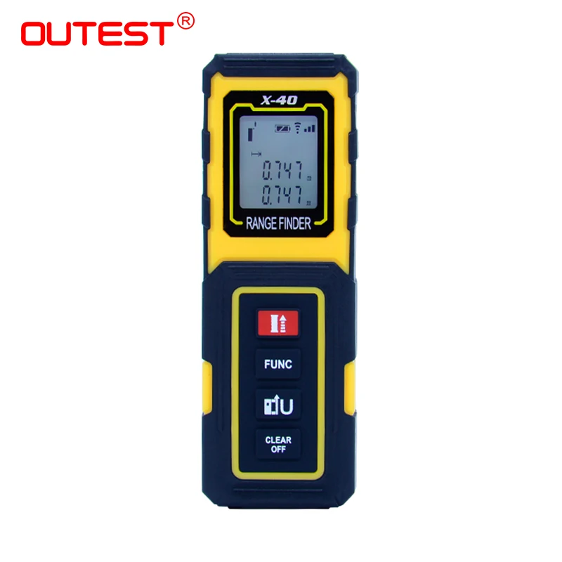 OUTEST Лазерные дальномеры, расстояние 40 м/30 м X серия trena lazer дальномер линейки измерительная лента дальномер лазерный