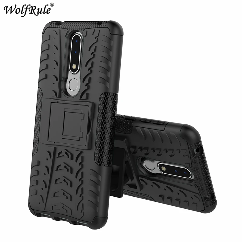 Чехол для телефона Nokia 3 1 Plus двухслойный армированный чехол из ТПУ и