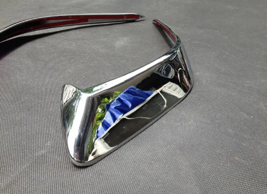 Передняя противотуманная фара для бровей Крышка век отделка 2 шт. ABS хром подходит