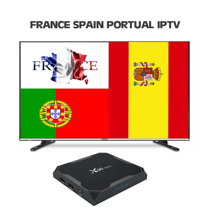1 год Франция французский испанско-португальский взрослый IP tv подписка Бразилия Швеция Albania аккаунт для Iphone M3U Smart tv Enigma2 x96max