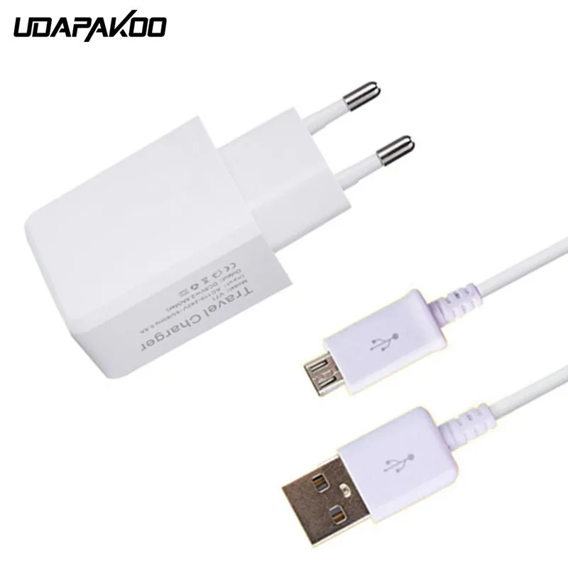 5v 2a EU/US настенное зарядное устройство адаптер и Micro USB кабель для передачи данных