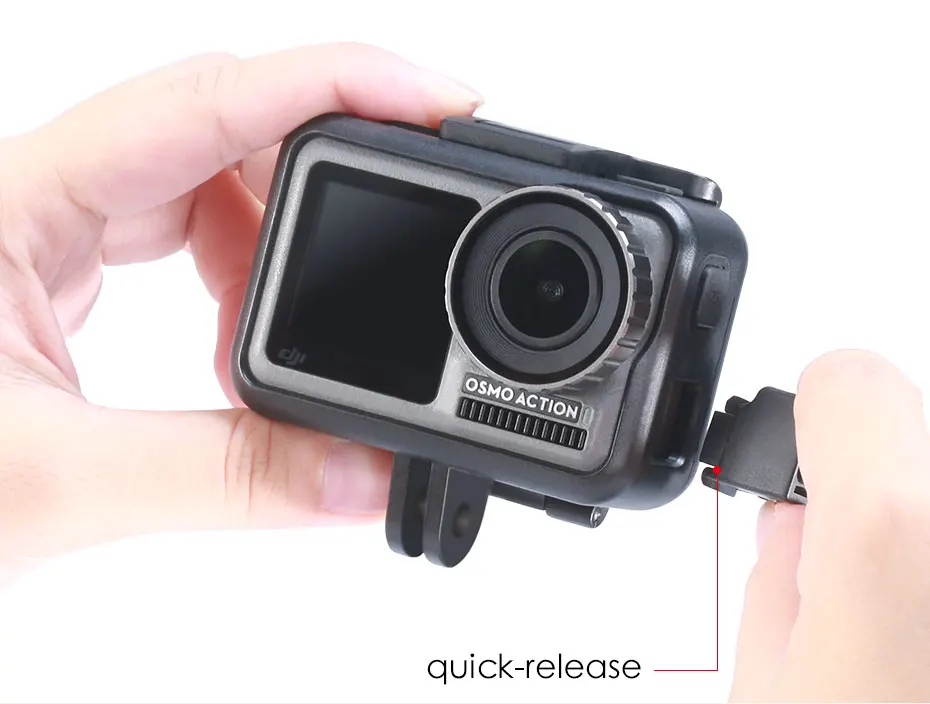 Чехол Ulanzi Dji с удлиненным креплением для Osmo Action Vlog чехол адаптер для микрофонного кабеля зажим