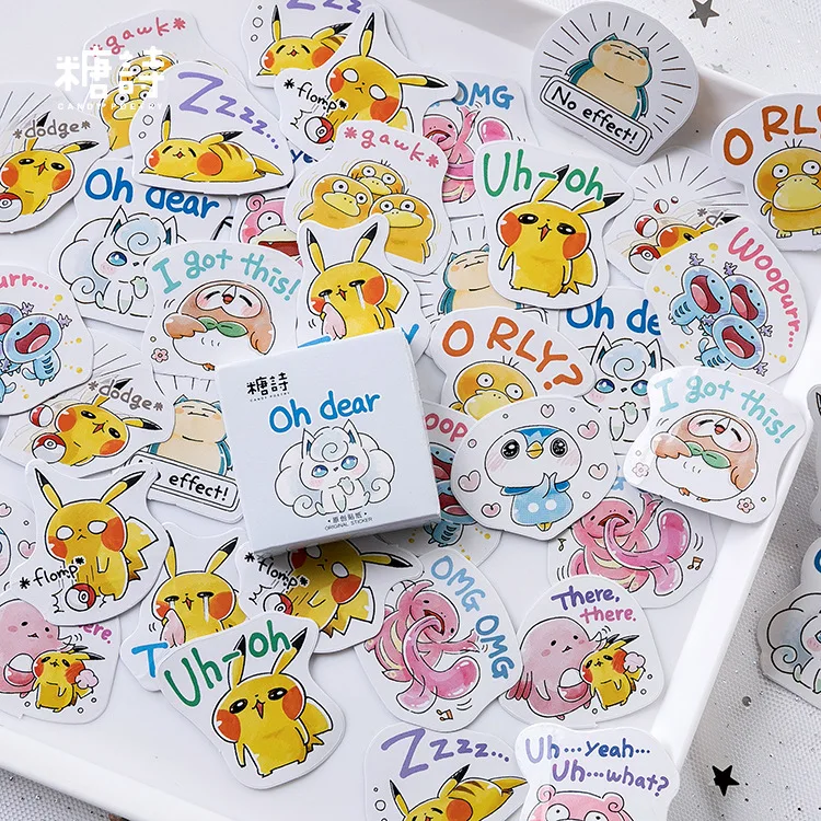 45 шт./упак. Kawaii Животные наклейки для вечеринки Декоративные Канцелярские
