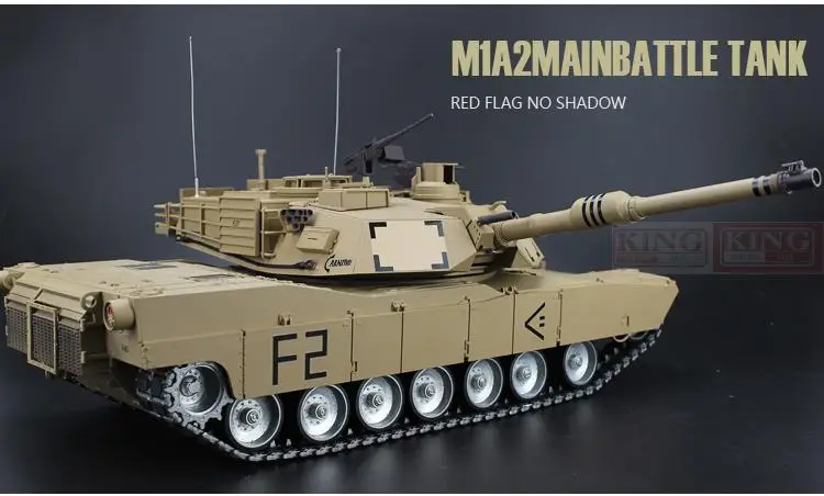 2 4 ГГц Радиоуправляемый Танк Heng Long 1/16 США M1A2 основной боевой танк армии Abrams Tusk tank