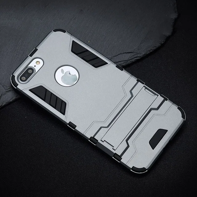 Grey Роскошные 3D крутой чехол-книжка для huawei P30 P20 Коврики 20 Pro Plus чехол-гибрид с защитой от ударов и прочная стойка Крышка для huawei Honor 5X6X8X10 - Цвет: Grey
