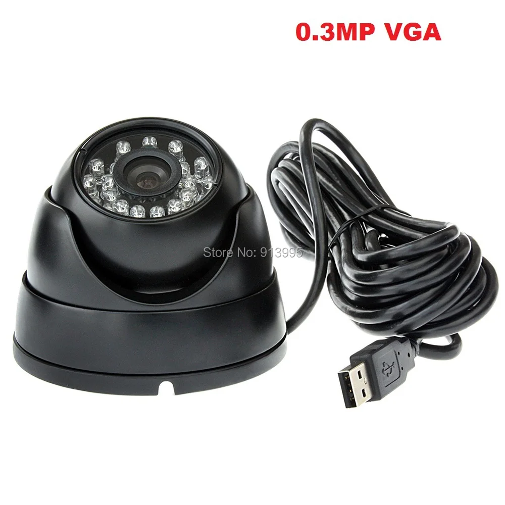 OV7725 driver внешний инфракрасного ночного видения купольная usb-камера с фильтр, отсекающий ИК-область спектра, ELP-USB30W04MT-DL80