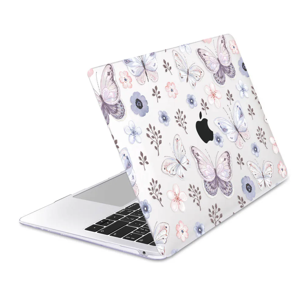 Чехол для ноутбука с цветами для Apple MacBook Air 11 12 13 15 16 дюймов Сенсорная панель A2141 A2159 A1932 мягкий пластиковый жесткий чехол - Цвет: Z221