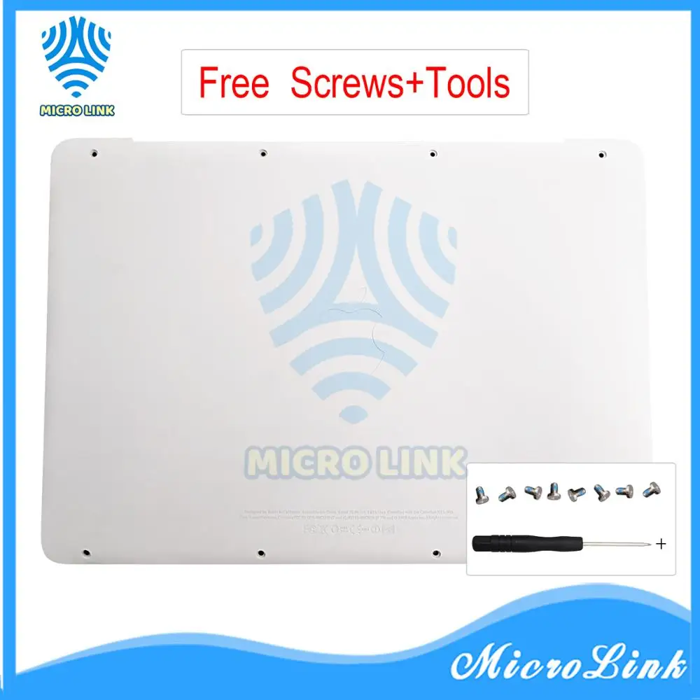 100% Подлинная Новый A1342 белая Нижняя чехол для Apple MacBook 13 &quotUnibody 604 1033 2009 2010 MC207 MC516