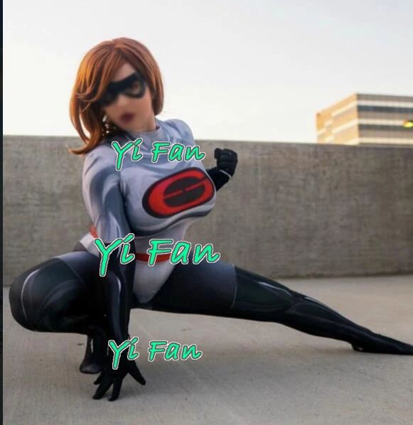 Elastigirl косплей костюм супергероя из спандекса 3D принт Суперсемейка Хэллоуин для