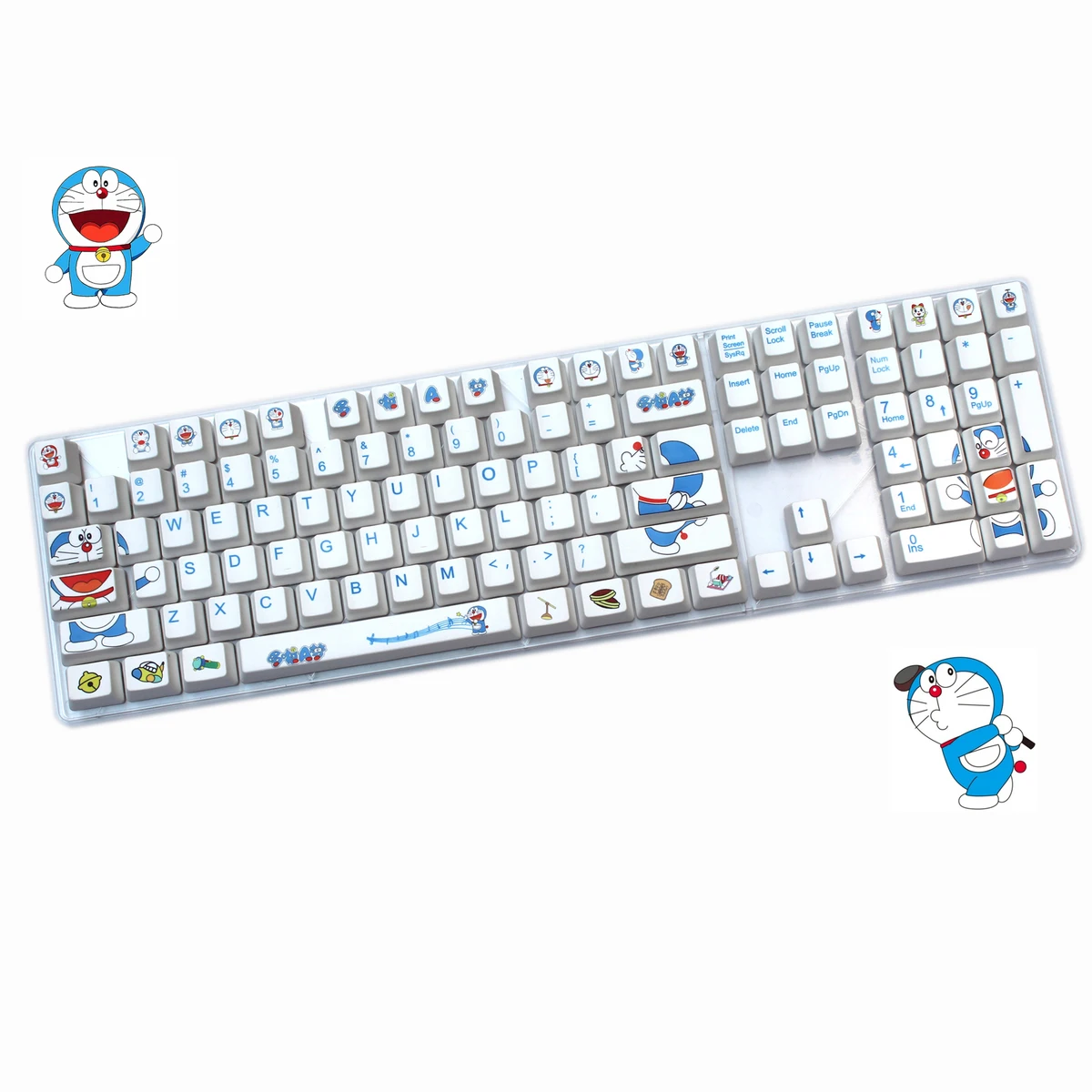 

108 keys/set PBT Dye-Sublimation Key Caps Personality Mechanical Keyboard Key cap for Doraemon Filco IKBC OEM/Cherry Profile