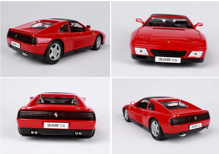 Bburago 1:18 имитация металлический игрушечный автомобиль модель для Ferrarial F348 Коллекционная модель автомобиля для мужчин подарок с оригинальной коробкой