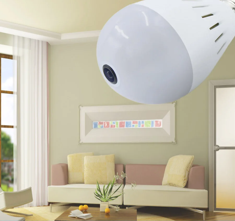 CBAOOO V380S IP камера WiFi 360 градусов безопасности беспроводная камера 1080P умный дом панорамная камера наблюдения светильник