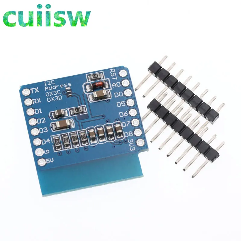 0,66 дюймовый oled-дисплей модуль для WEMOS D1 MINI ESP32 модуль Arduino AVR STM32 64x48 0,6" ЖК-экран IIC IEC OLED