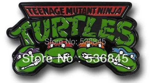 Металлическая пряжка для ремня с черепахами TMNT