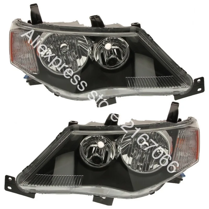 Пара галогенных фар для Mitsubishi Outlander XL 2006 2007 2008 2009 2010|headlights for|mitsubishi outlander headlightsmitsubishi