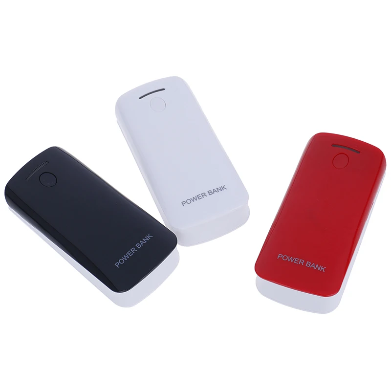Чехол DIY Power Bank 2x18650 зарядное устройство Внешняя коробка со светодиодным