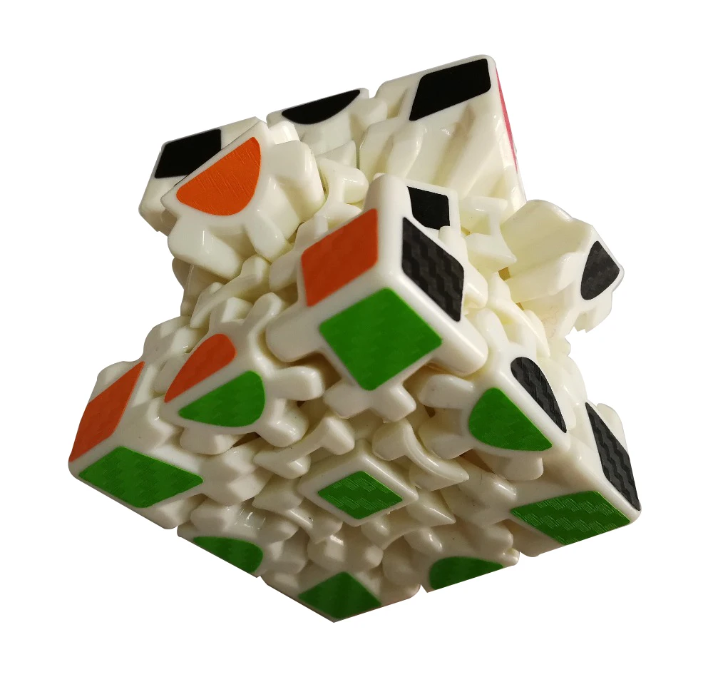 ZCUBE наклейки углеродного волокна Шестерни Мэджико Cubo 5 7 см 3x3x3 3D головоломки нео