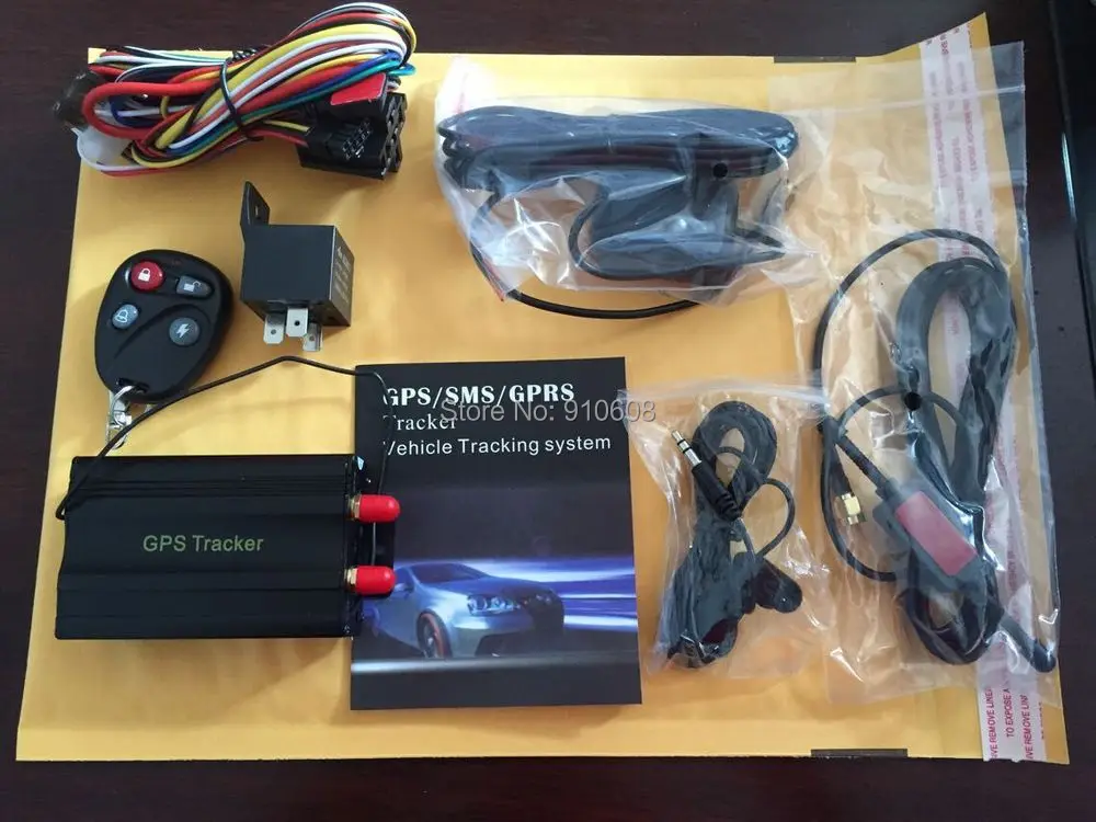 Quad band TK103B Автомобильный gps трекер дистанционное управление SD карта gps 103B ПК и веб-система gps стеллажи