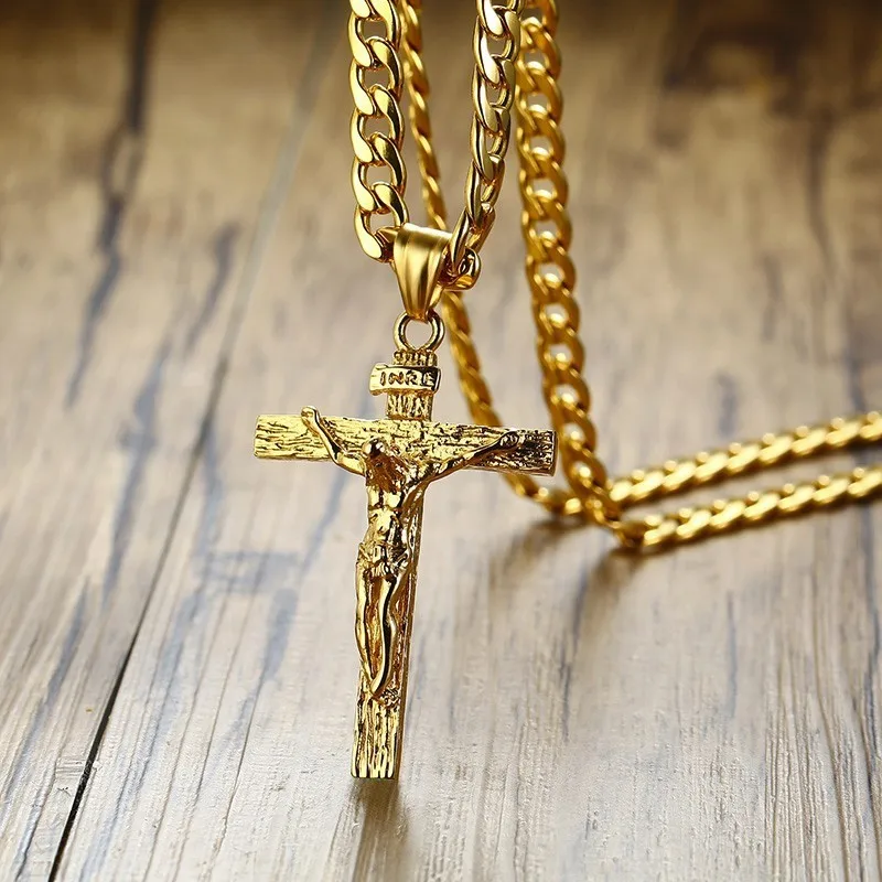 Мужской Комплект украшений из колье и серёг нержавеющей стали|Ювелирные наборы| |