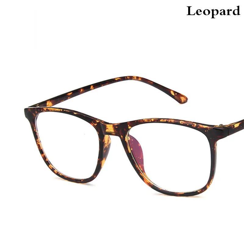 Leopard KOTTDO Винтаж оправа для очков Для женщин ретро оптические очки Оправы для очков Для мужчин очки оптика прижимная планка Oculos De Grau Feminino - Цвет оправы: Leopard