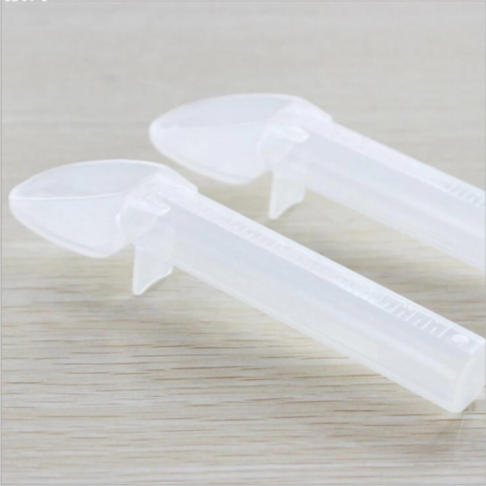 Safety Baby Liquid Feeding Spoon Kids Medication Device Utensil Given Medicines Infants Syringe |