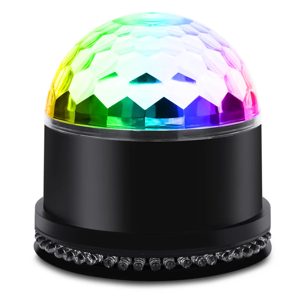 Меняющий цвет RGB проектор звуковой датчик светодиодный лазерный светильник 15 Вт