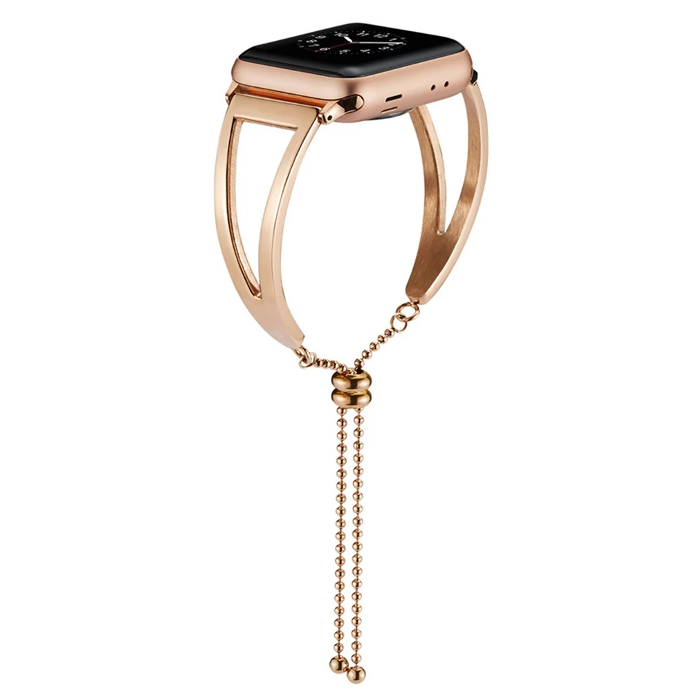 Для женщин/девочек ремешок для наручных часов Apple Watch версии 44 мм/40 мм/42 мм 38