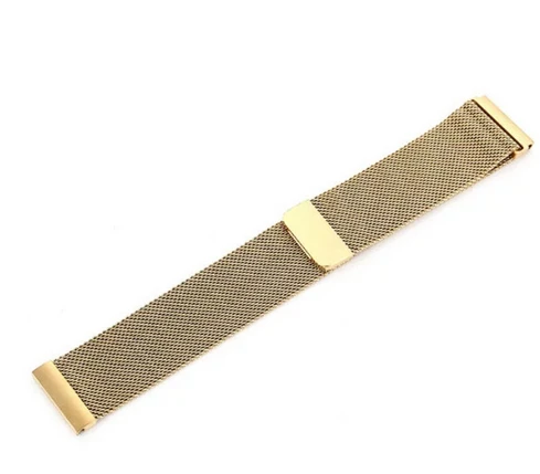 Gold without frame Миланские петлевые часы на магнитном ремешке для Fitbit Blaze, умные часы, сетчатый ремешок из нержавеющей стали, браслет, браслет с рамкой - Цвет ремешка: Gold without frame