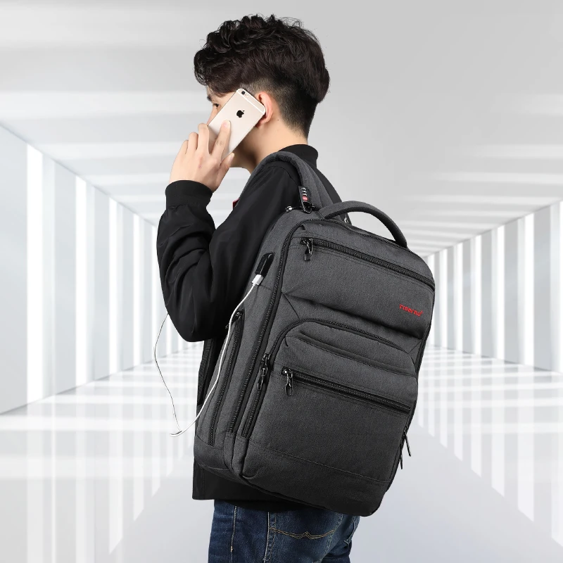 Бренд Tigernu, usb зарядка, 15,6 дюймов, для ноутбука, Противоугонный, мужской модный школьный рюкзак, мужской, прочный, Mochila, для путешествий, повседневные сумки для мальчиков