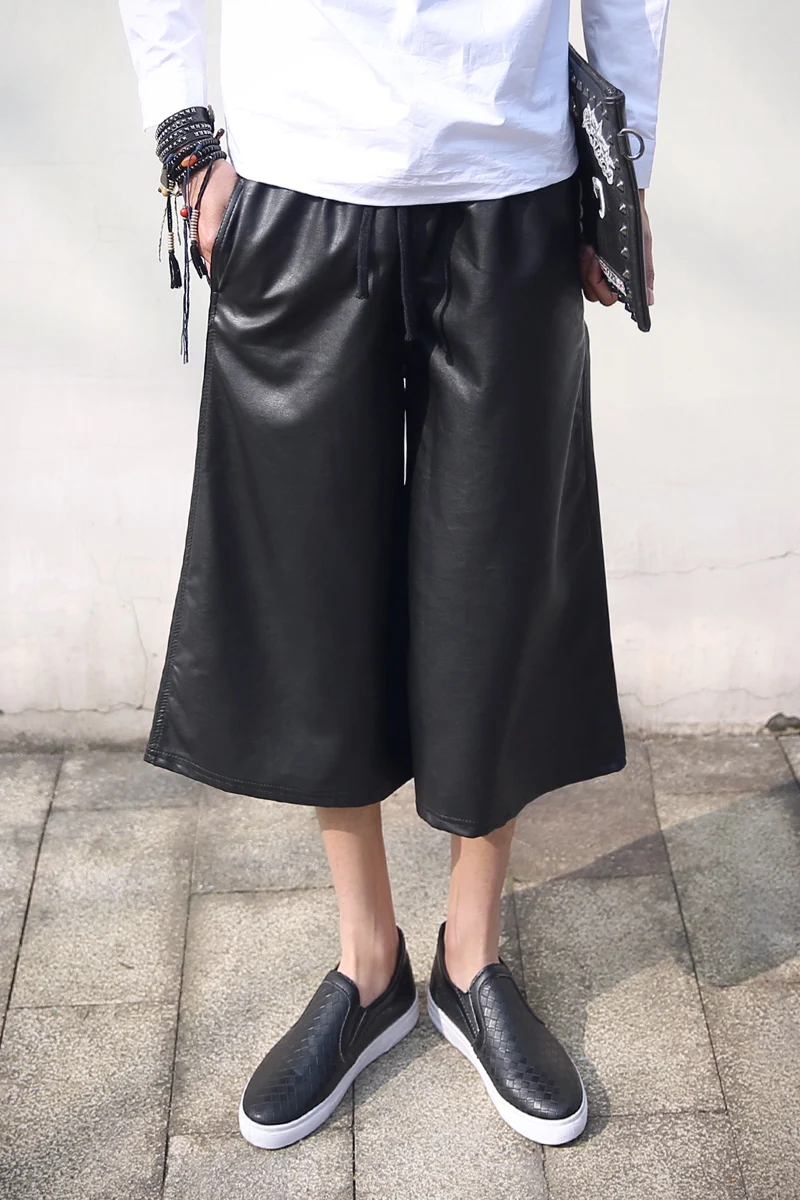 2016 Британский мужской Харадзюку подходящие ко всему панковские широкие брюки