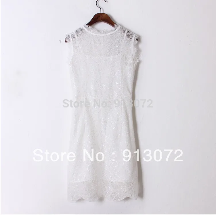 Новая модная женская элегантная сексуальная полная кружевная оболочка платье