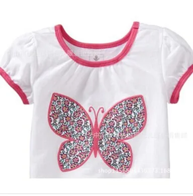 2014 Wholesale Girl Infant Rompers Red Butterfly Baby Clothes 6-24M Playwear | Мать и ребенок